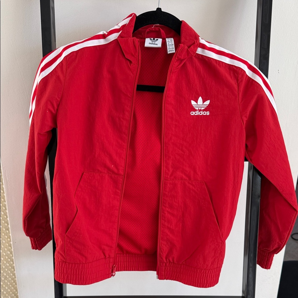 Adidas Kids Red Jacket